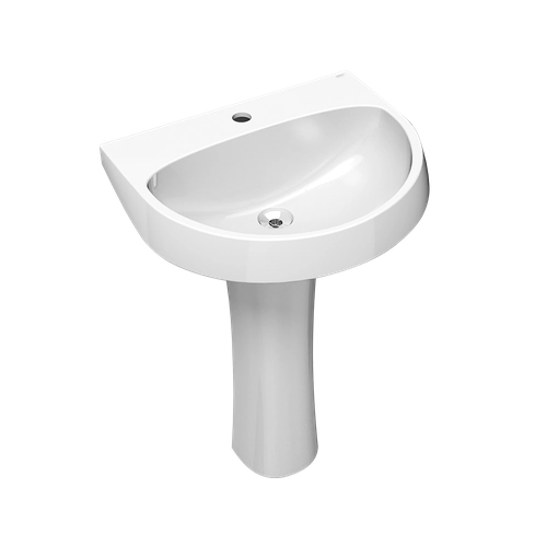 Lavatório Lorenzetti LC-78 com Coluna Suspensa